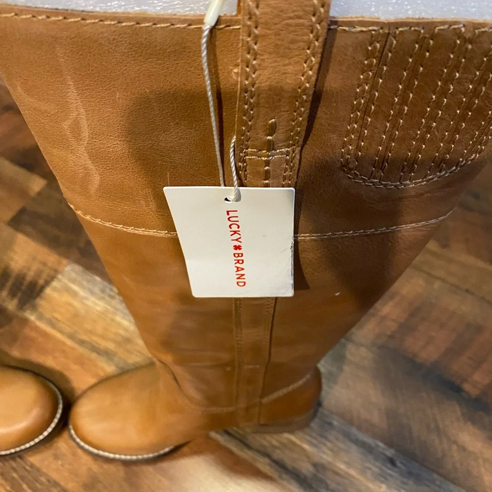 LUCKY BRAND HIBISCUS RIDING BOOTS - Picture 1 of 8